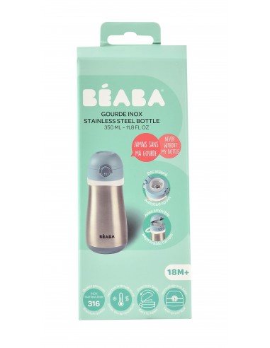Beaba - Paslanmaz Çelik Suluk 350ml... Beaba - Paslanmaz Çelik Suluk 350ml...