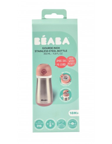 Beaba - Paslanmaz Çelik Suluk 350ml...