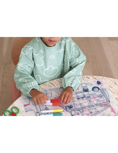 Beaba - 2si 1 Arada Önlük Sage Green