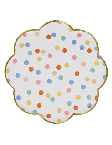 Meri Meri - Renkli Desenler Tabaklar...