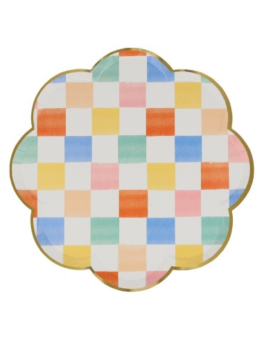 Meri Meri - Renkli Desenler Tabaklar...