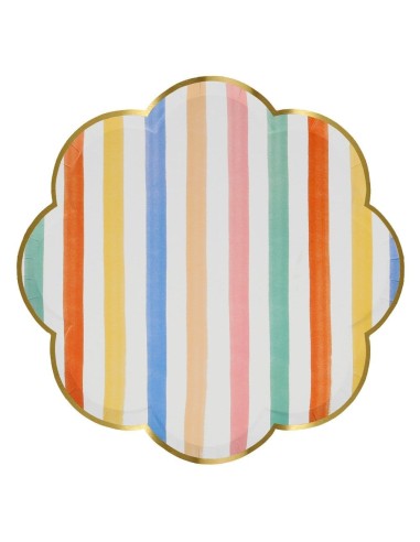 Meri Meri - Renkli Desenler Tabaklar...