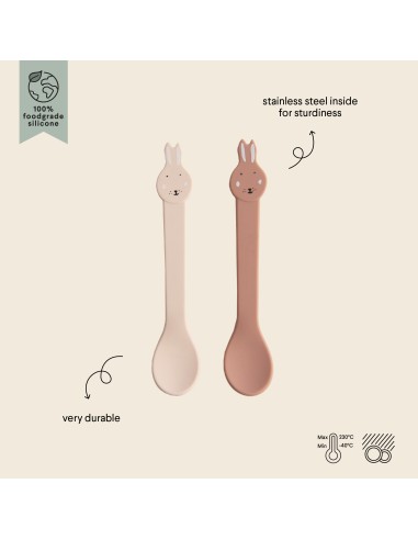 Trixie - Mrs. Rabbit 2'li Silikon Kaşık