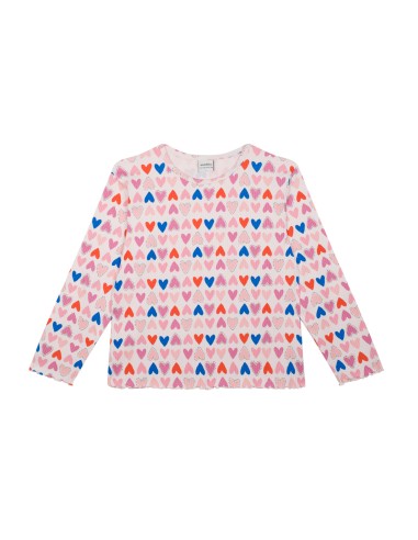 Antebies - Kalp Uzun Kollu Pijama Takımı