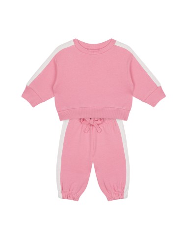 Antebies - Beyaz Kontrastlı Pembe...