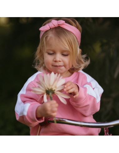 Antebies - Beyaz Kontrastlı Pembe...