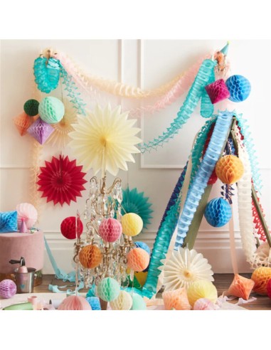 Meri Meri - Pastel Petek Dekor Kiti...