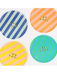 Meri Meri - Çizgili Happy... 2