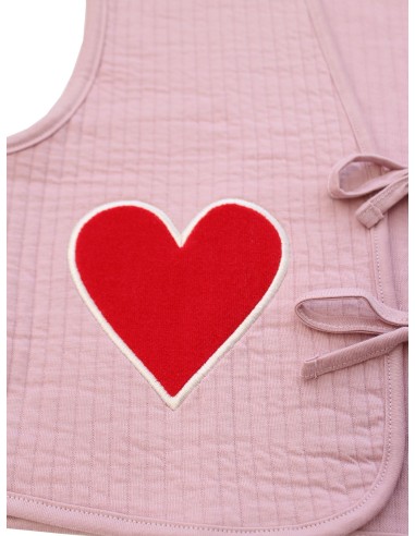 Miela Kids - Kalp Motifli Çocuk Yelek Miela Kids - Kalp Motifli Çocuk Yelek