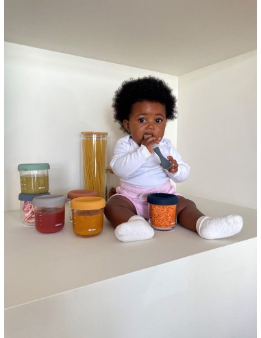 Beaba - Bebek Cam Mama Kavanozu 6lı...