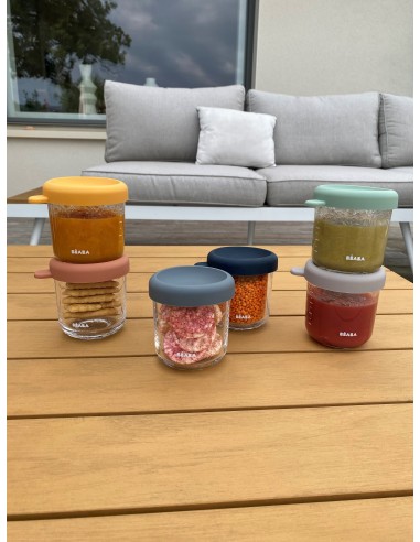 Beaba - Bebek Cam Mama Kavanozu 6lı...