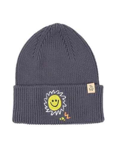 BeetleBeez - Happy Sun Beanie Grey...