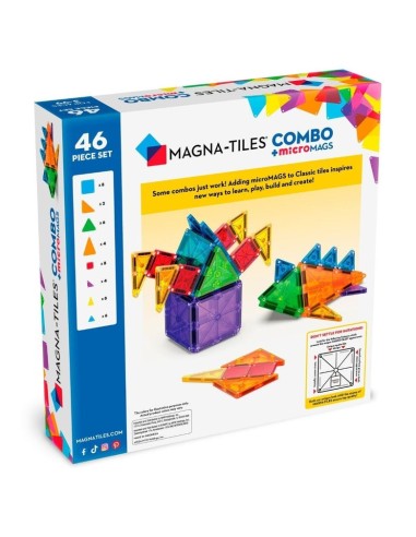 Magna Tiles - Combo + microMAGS 46 Parça