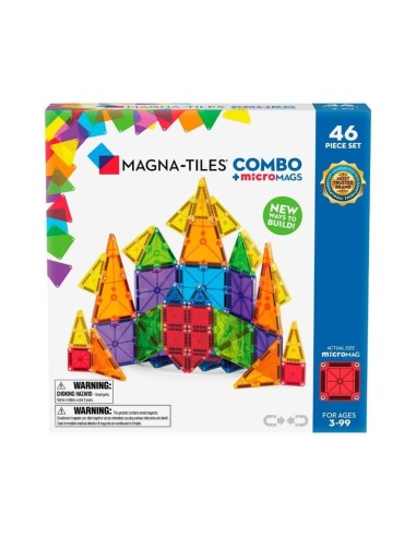 Magna Tiles - Combo + microMAGS 46 Parça