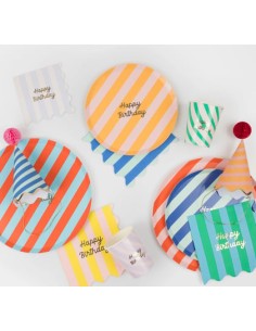 Meri Meri - Çizgili Happy... 2