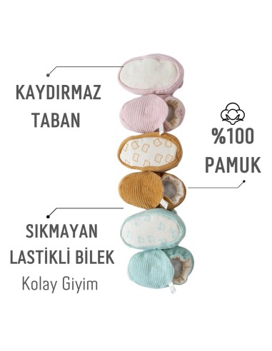 Mama Yoyo - Kadife Patik Kahve...