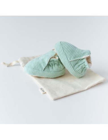 Mama Yoyo - Kadife Patik Mint...