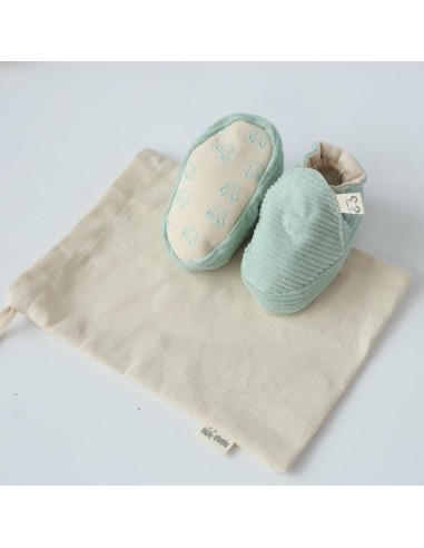 Mama Yoyo - Kadife Patik Mint...