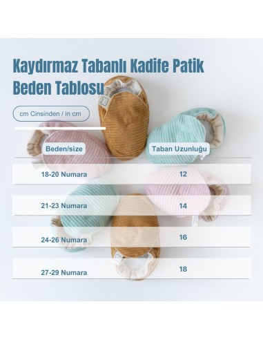 Mama Yoyo - Kadife Patik Mint...