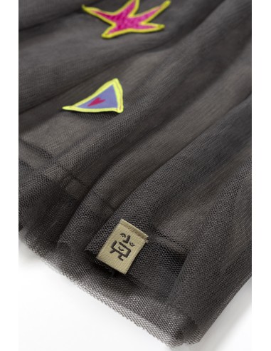 BeetleBeez - Giggly Shapes Tül Etek Gri