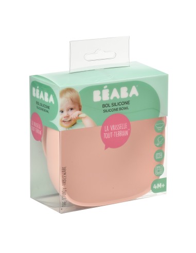 Beaba - Vakumlu Silikon Kase Pink Beaba - Vakumlu Silikon Kase Pink