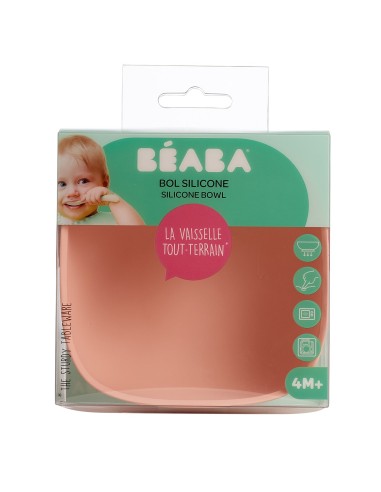 Beaba - Vakumlu Silikon Kase Pink Beaba - Vakumlu Silikon Kase Pink