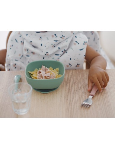 Beaba - Vakumlu Silikon Kase Sage Green