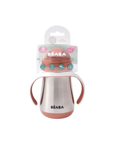 Beaba - Çelik Pipetli Suluk 250 ml... Beaba - Çelik Pipetli Suluk 250 ml...