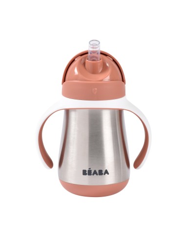 Beaba - Çelik Pipetli Suluk 250 ml... Beaba - Çelik Pipetli Suluk 250 ml...