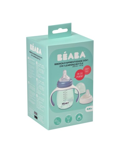 Beaba - Biberon 210 ml Windy Blue Beaba - Biberon 210 ml Windy Blue