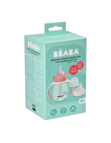 Beaba - Biberon 210 ml Old Pink Beaba - Biberon 210 ml Old Pink