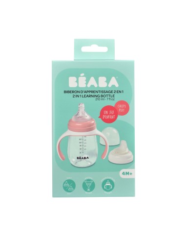 Beaba - Biberon 210 ml Old Pink Beaba - Biberon 210 ml Old Pink