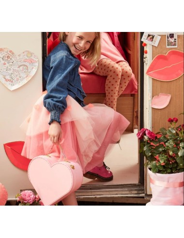 Meri Meri - Pembe Kalp Bavul 2 Adet