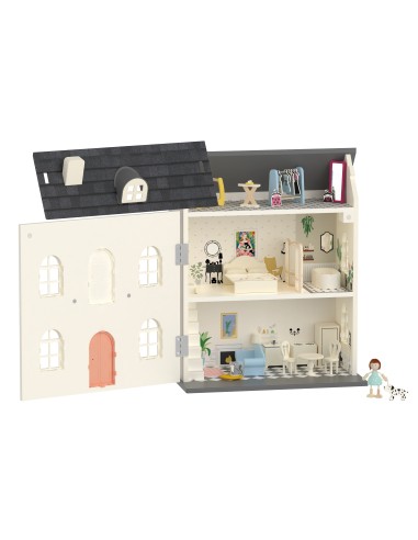 Classic World - Ahşap Vintage Bebek Evi