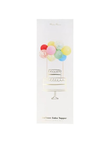 Meri Meri - Renkli Balonlar Pasta Süsü