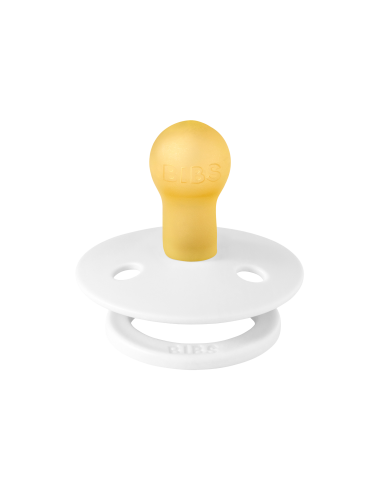 Bibs - Colour Kauçuk Emzik White 0-6 Ay