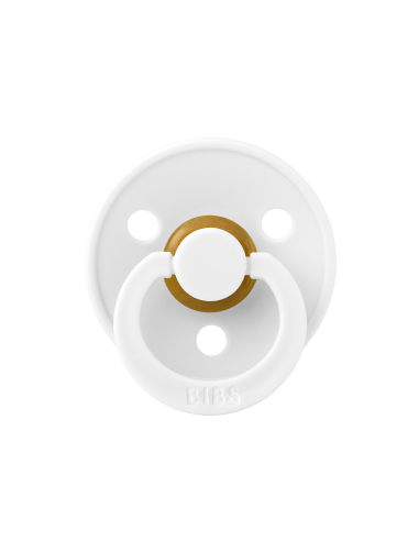 Bibs - Colour Kauçuk Emzik White 0-6 Ay