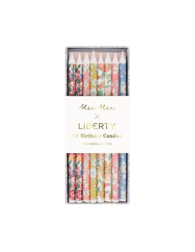 Meri Meri - Liberty Çiçekli Mumlar 16...