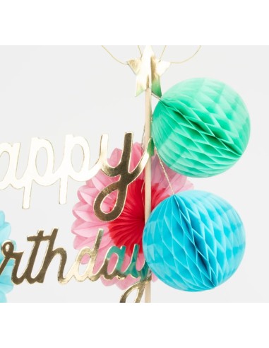 Meri Meri - Happy Birthday Pasta Süsü Meri Meri - Happy Birthday Pasta Süsü