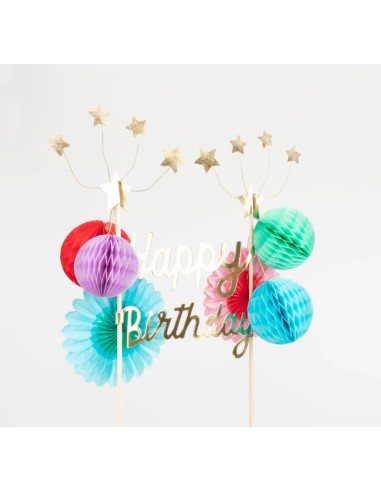 Meri Meri - Happy Birthday Pasta Süsü Meri Meri - Happy Birthday Pasta Süsü