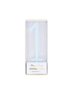 Meri Meri - İnce Rakam Mum 1 2