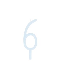 Meri Meri - İnce Rakam Mum 6