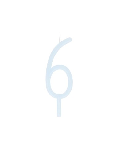 Meri Meri - İnce Rakam Mum 6