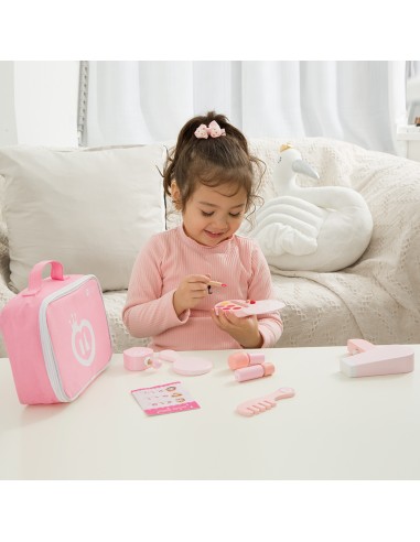 Classic World - Ahşap Makyaj Seti