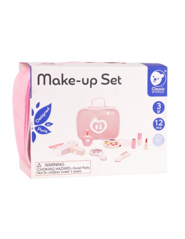 Classic World - Ahşap Makyaj Seti