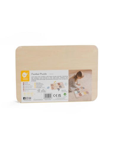 Classic World - Ahşap Rakam Yapbozu