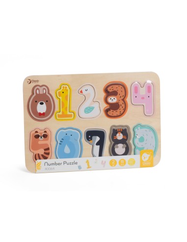 Classic World - Ahşap Rakam Yapbozu