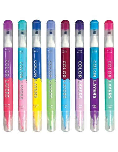 Ooly - Color Layers Çift Uçlu 8’li...