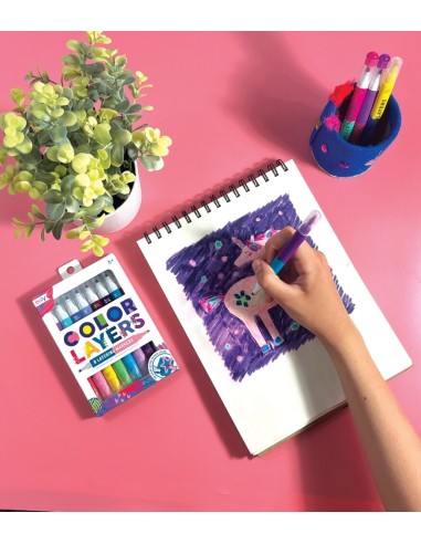 Ooly - Color Layers Çift Uçlu 8’li...