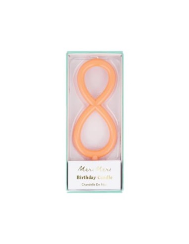 Meri Meri - İnce Rakam Mum 8
